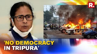 Tripura Violence: Mamata Banerjee Slams BJP Govt Over Law & Order Situation, Calls It 'Unfortunate'