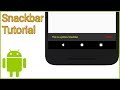 Snackbar + Button + Custom Text Color - Android Studio Tutorial