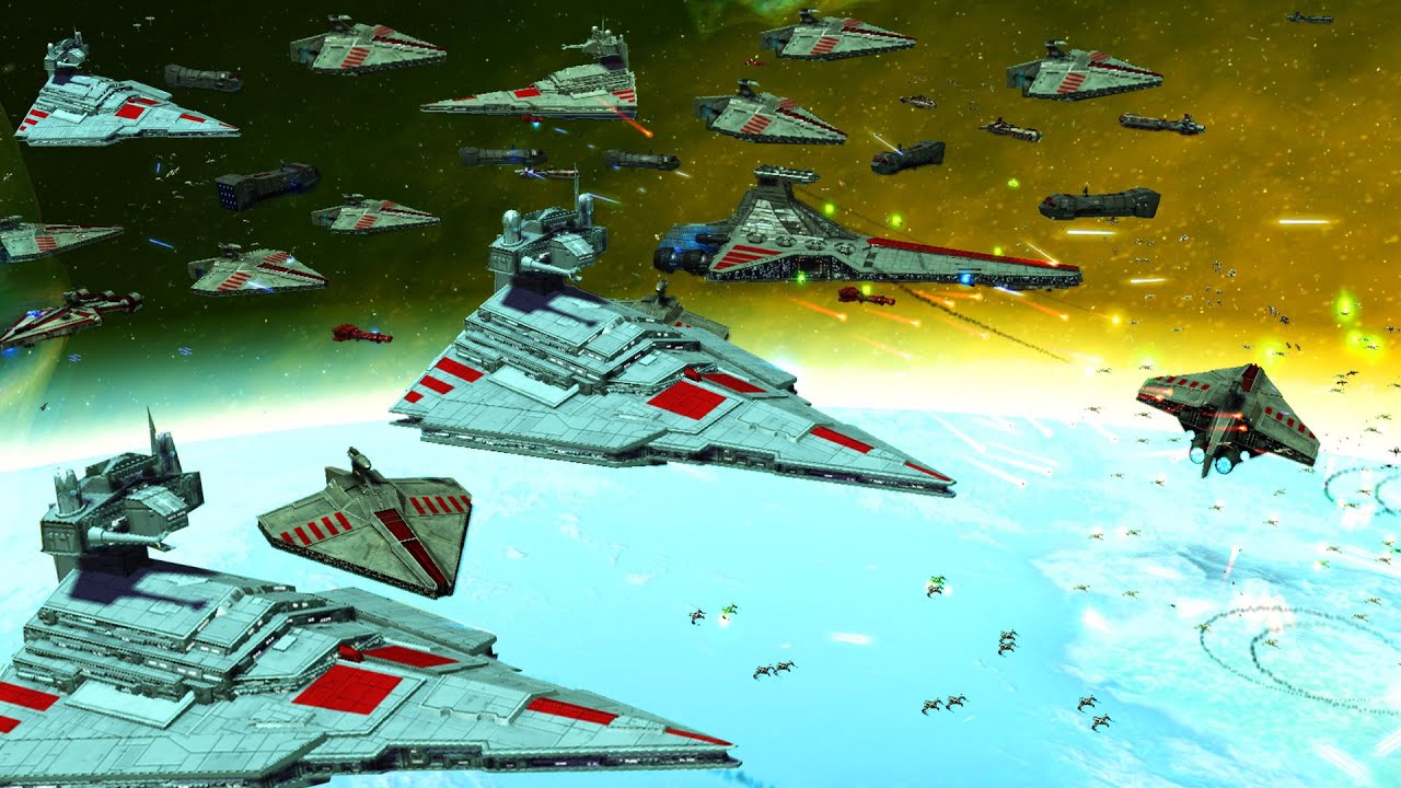 Star Wars Space Battle Clone Wars