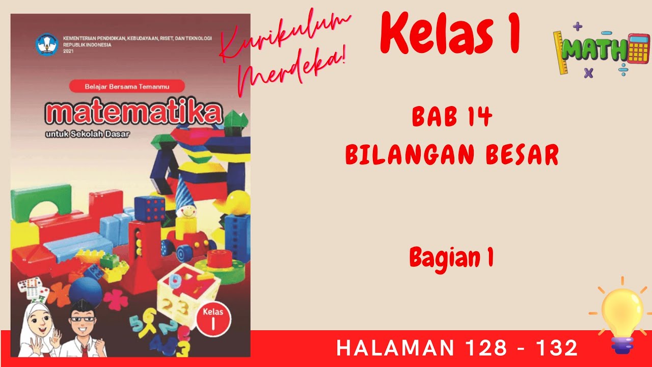 Kurikulum Merdeka Kelas 1 Matematika Bab 14 | Bilangan Besar - Bagian 1 ...