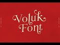 Voluk Font Download