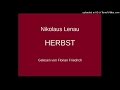 Nikolaus Lenau: HERBST/AUTUMN (Gedicht zum Herbst) (Florian Friedrich)