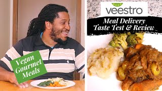 He tried GOURMET VEGAN MEAL DELIVERY for meat lovers! | Veestro Review