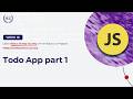 Build Todo App in React JS | Project Part 1 (Beginner Friendly Tutorial)