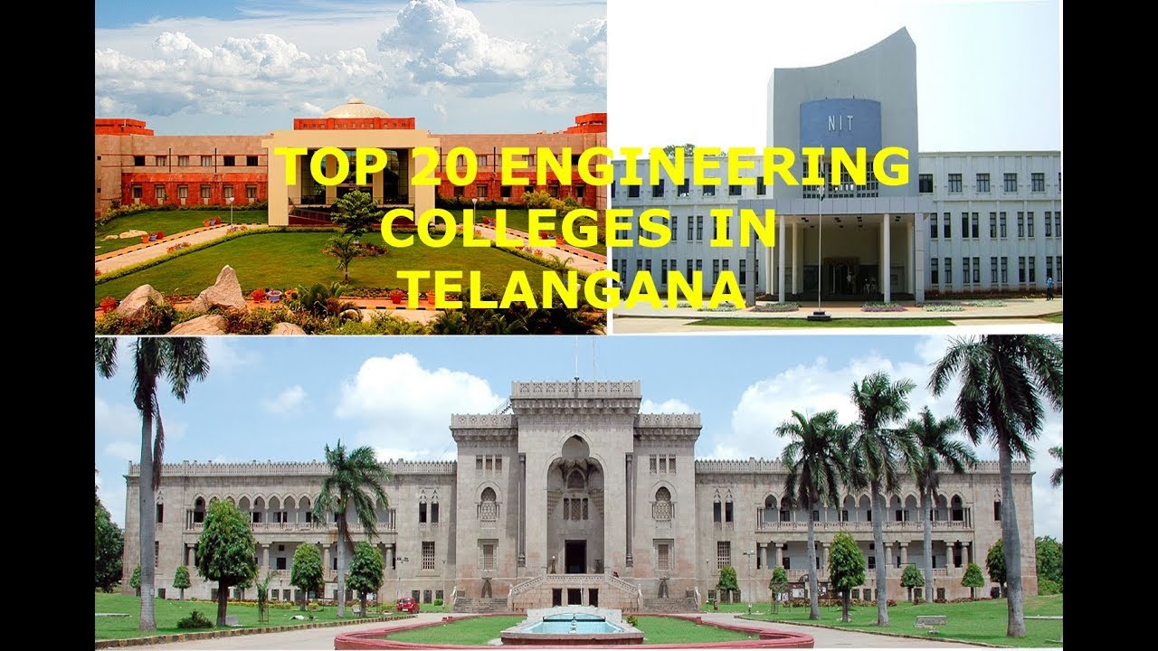 Top 20 Engineering Colleges In Telangana - YouTube