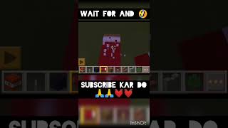 🤣🤣Minecraft bed funny moment with you #viral #shorts #minecraft