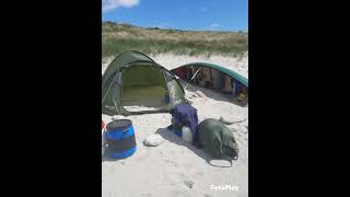 circular trip around North Uist and Berneray in open canoe. May 2024