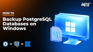 How to backup PostgreSQL databases on Windows?