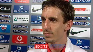 "I'm surprised he didn't give it" - Gary Neville after getting away with a penalty decision