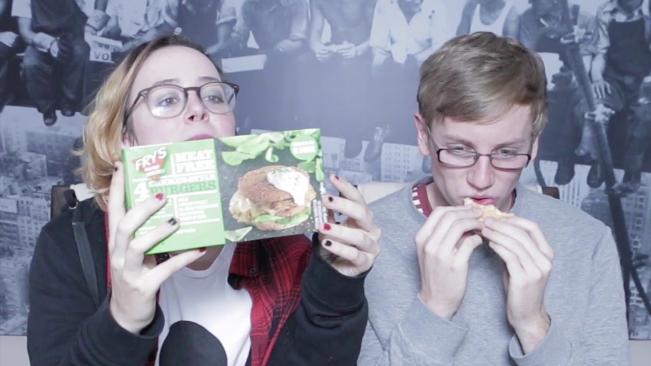 Epic Fry's Veggie Burger Taste Test - YouTube