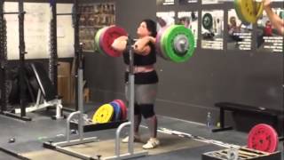 Tamara Front Squat 190 kg (419 lbs)