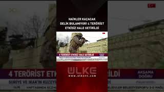 Hainler Kaçacak Delik Bulamıyor!  Suriye ve Irak'ın Kuzeyine Operasyon #shorts