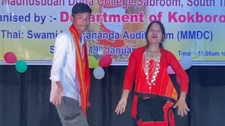 REMIX DANCE BY M.M.D. COLLEGE  || KOKBOROK SAl -2025  || AT - SWAMI VIVEKANANDA AUDITORIUM HALL.