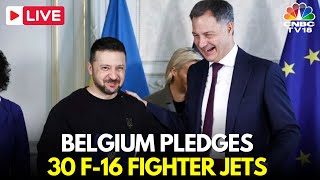 LIVE: Belgium Pledges 30 F-16 Fighter Jets With Near €1bn in Military Aid To Ukraine | Russia | N18G