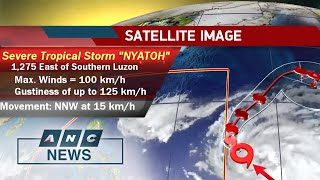 PAGASA: 'Nyatoh' intensifies into severe tropical storm | ANC