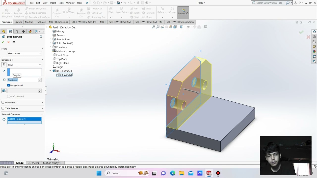 Exercise 34 Solidwork Youtube Exercise 34 Solidwork Youtube
