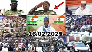 Labaran Hausa 16/02/2025  Niger🇳🇪 Fassarar Jawabin Tchian Shugaban kasa da Hausa Wajen Taron kasa..