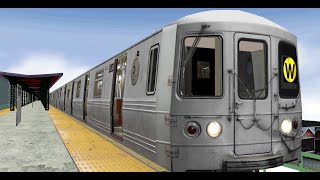 OpenBve Multiplayer RP: R46 W Train to Astoria Ditmars Blvd (Regular Route)