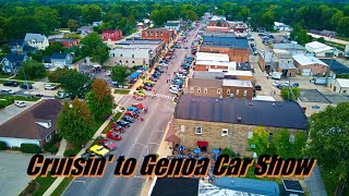 Genoa Illinois - 2021 Cruisin' to Genoa Car Show Drone footage