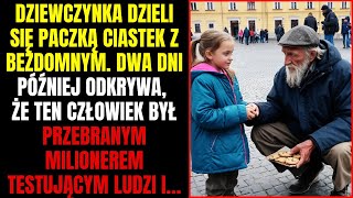 DZIEWCZYNKA DZIELI SIĘ PACZKĄ CIASTEK Z BEZDOMNYM. DNI PÓŹNIEJ ODKRYWA, ŻE…