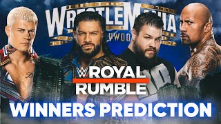 WWE Royal Rumble 2023 - Winners Prediction