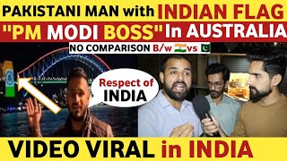 PAKISTANI SPOTS INDIA FLAG IN SYDNEY VIRAL VIDEO ABOUT INDIA & \