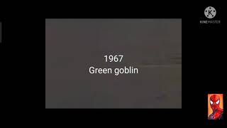 Evolution of Green goblin/1967-2021/Edger Editz