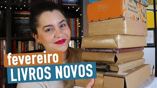UNBOXING COM OS LIVROS NOVOS DE FEVEREIRO [2021] | BOOK ADDICT
