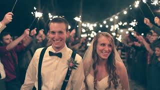 Doug and Danielle's Wedding Sparkler Exit!