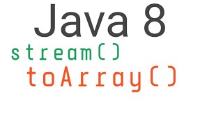 java 8 Stream API | toArray() | stream api terminal operations || java 8 features || core java ||