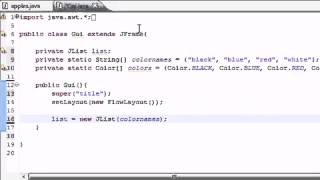 70 Java Programming Tutorial 70 JList