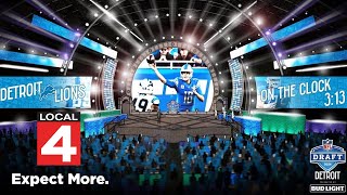 New look at Detroit stage design, layout for 2024 NFL Draft