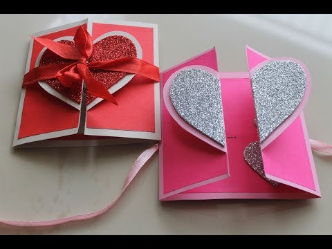 DIY Heart Greeting Card / Handmade Card Tutorial DIY Heart Greeting Card / Handmade Card Tutorial