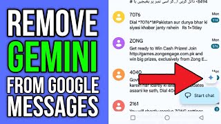 How To Remove Gemini From Google Messages