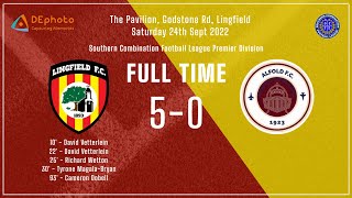 FULL - Lingfield FC v Alfold FC - League - 24-09-22