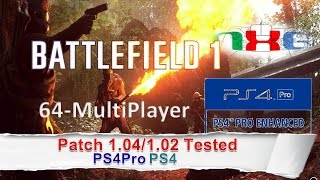 Battlefield 1: Patch 1.04/1.02 tested PS4pro/PS4