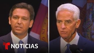 Así fue el debate entre Ron DeSantis y Charlie Crist | Noticias Telemundo