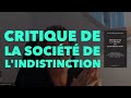 Francis Cousin présente : Critique de la société de l'indistinction