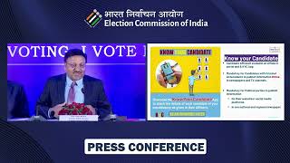 Press Conference bof ECI | Election Decoration Date | Election 2024| Election Commission Of India|