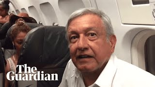 Mexican president-elect stuck on commercial flight
