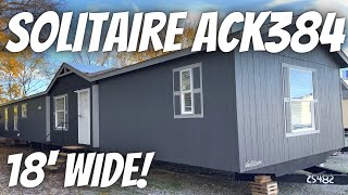 Solitaire Homes ACK384 Tour | Interior | 18' Single Wide Model Manufactured Home | 3 Bed / 2 Bath