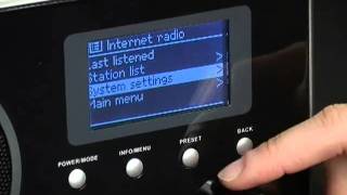 WR-280 Internet Radio 5 - How to Set Stations on Sub-Menu