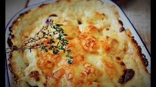 French Potato Gratin With Comte & Gruyere Cheese | French Bistro Recipes