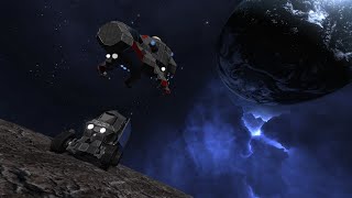 Space Engineers - Vtol Landing with Natural Gravity