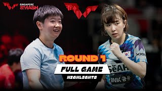 Sun Yingsha vs Suh Hyo won Full Match Highlights - WTT Singapore Smash 2025