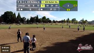 NW Bullets 16U Gold Muir  vs  NW Bullet 18u Campbell (2020.08.22)