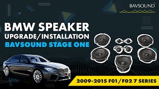 BMW Speaker Upgrade/Installation | 2009-2015 F01/F02 7 Series | BAVSOUND Stage One