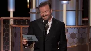 Ricky Gervais Globos de Oro 2020 (Subtitulado en Español)
