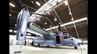 公開された横田基地のオスプレイ