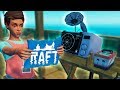 RAFT - Building The Radio Receiver & Antenna's - Oasis Hunting - RAFT Gameplay Highlights